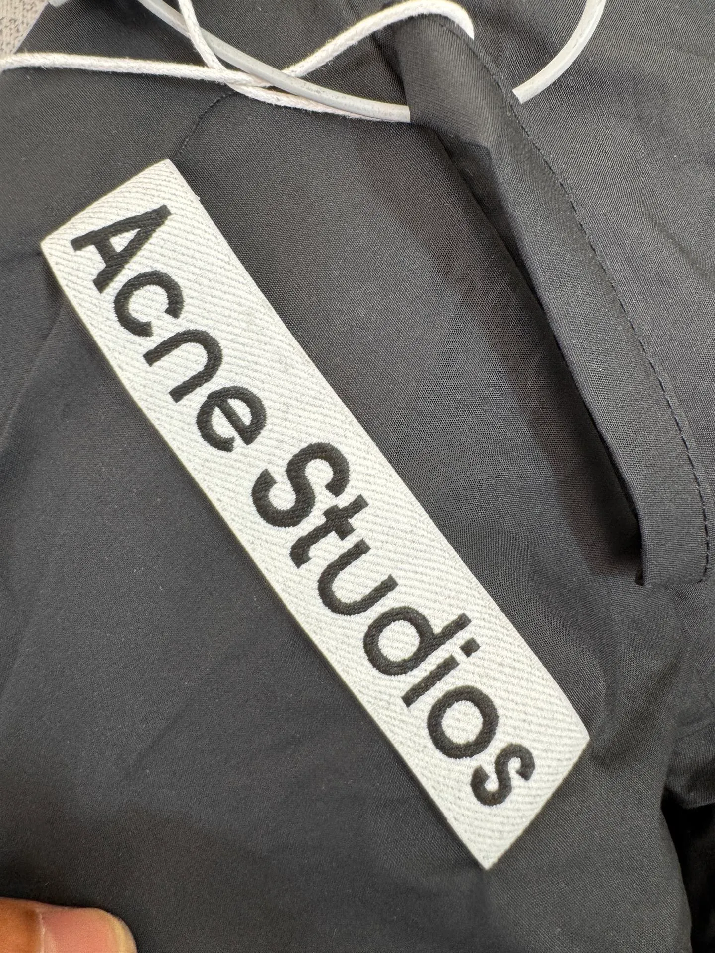 Acne Studios 25FW printed logo distressed double zipper jacket size 40/42/44/66